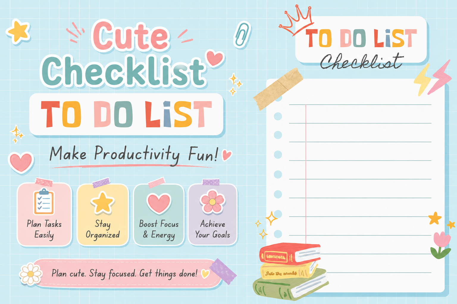 Cute Checklist To-Do List
